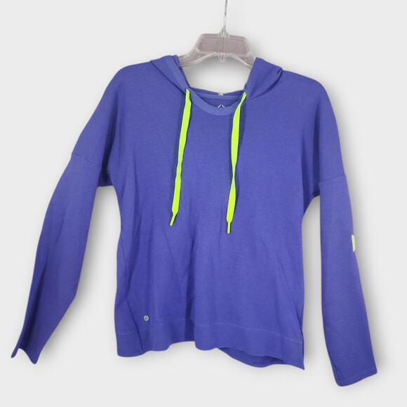 EP Sport Sweater Women's M Purple Long Sleeve Hooded Stretch Golf Pullover NWT - Picture 1 of 6